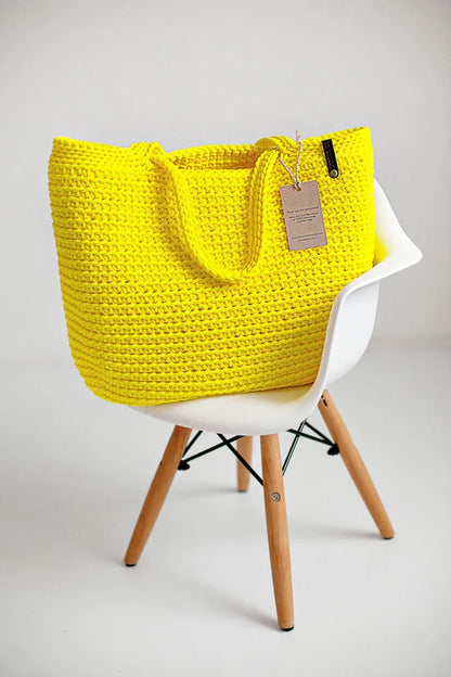 Crochet Tote Bag Pattern XXL size Bag