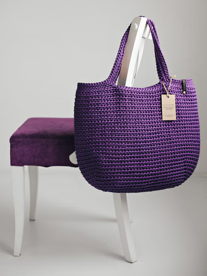 Crochet Tote Bag Pattern XXL size Bag