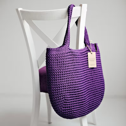 Crochet Tote Bag Pattern XXL size Bag